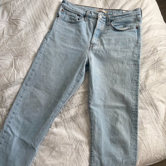 Levi's Blue Boyfriend Jeans Relaxed Fit - Picture 2 of 6